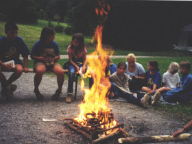 2002 - SOLA in Türnitz-WIWÖ am Lagerfeuer