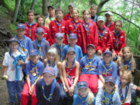 2003 - SOLA in Rabenstein-Gruppe Wilhelmsburg on Lager!